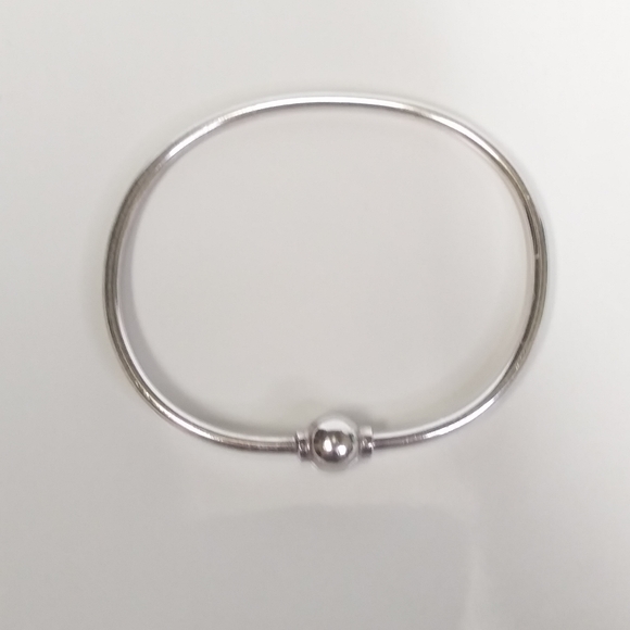 EDEN Hand Arts Cape Cod Sterling Silver Bangle Bracelet fits 7 to 7 1/2 wrists - Picture 4 of 11